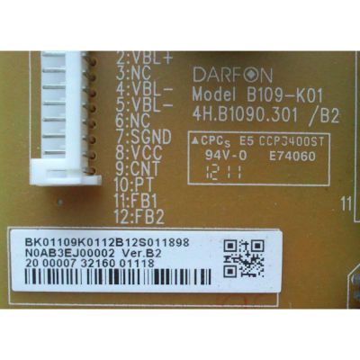 FUENTE DE PODER / SANYO N0AB3EJ00002 / BK01109K01 / BK.01109.K01 / B109-K01 / 4H.B1090.301 / MODELO DP39842 P39842-00	 - Imagen 2